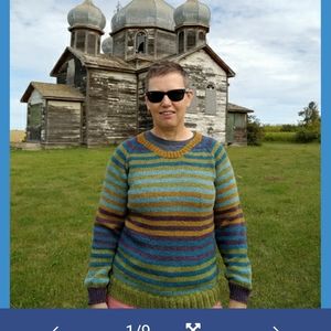 Handknit by me Sweater